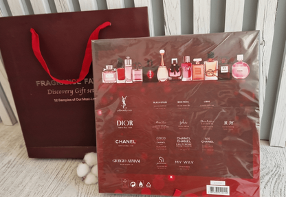 12 Mini Perfume Gift Set - بوكس 12 عطر ميني عالمي